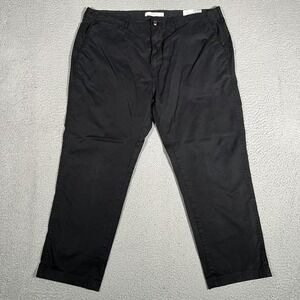 Billy Reid Pants Mens 38x26 Black Slim‎ Fit Chino Preppy Cotton Blend Casual